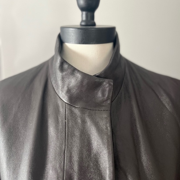 Brown Butter Soft Leather Jacket Size Medium - Picture 2 of 9